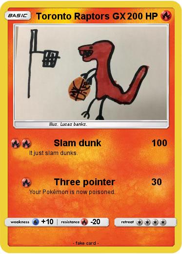 Pokemon Toronto Raptors GX