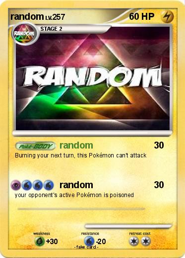 Pokemon random
