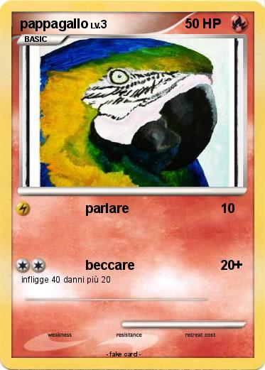 Pokemon pappagallo