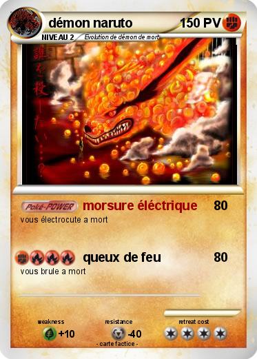 Pokemon démon naruto