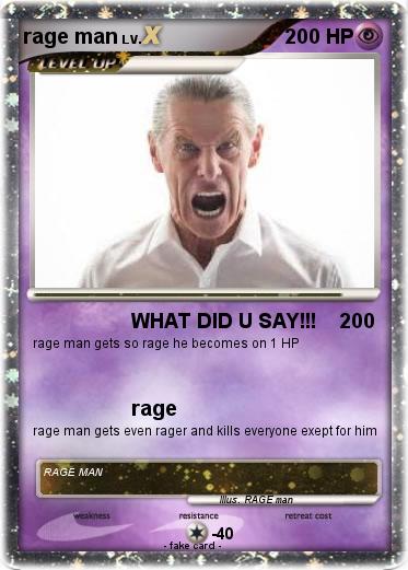 Pokemon rage man