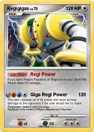 Pokemon Regigigas