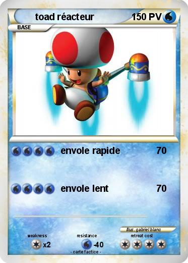 Pokemon toad réacteur
