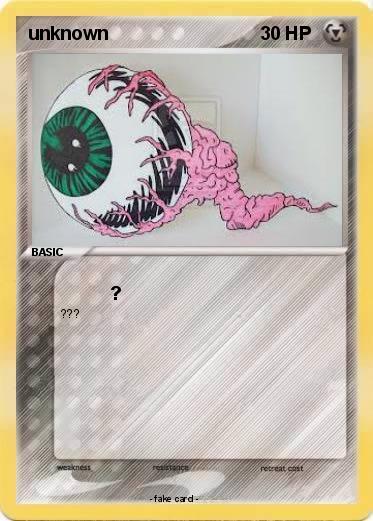 Pokemon unknown