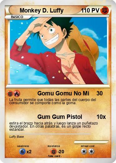 Pokemon Monkey D. Luffy