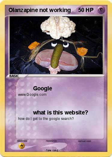 Pokemon Olanzapine not working