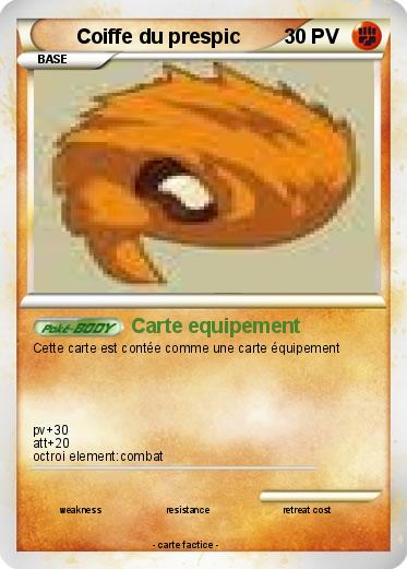 Pokemon Coiffe du prespic