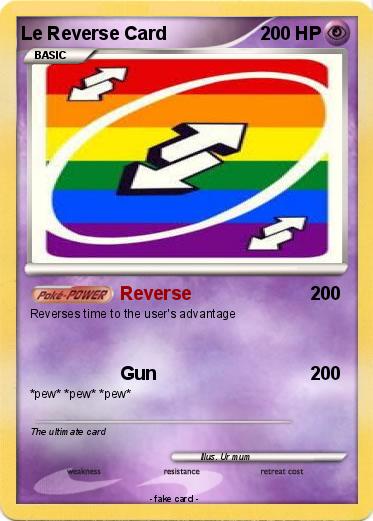 Pokemon Le Reverse Card
