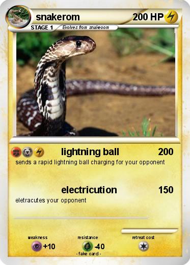 Pokemon snakerom