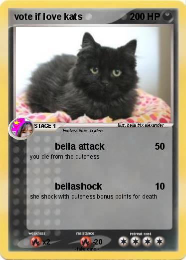Pokemon vote if love kats