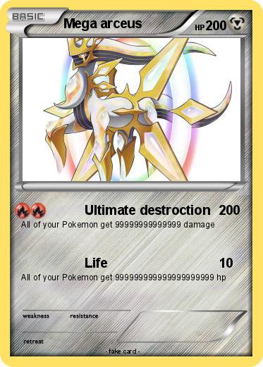 Pokemon Mega arceus