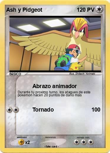 Pokemon Ash y Pidgeot