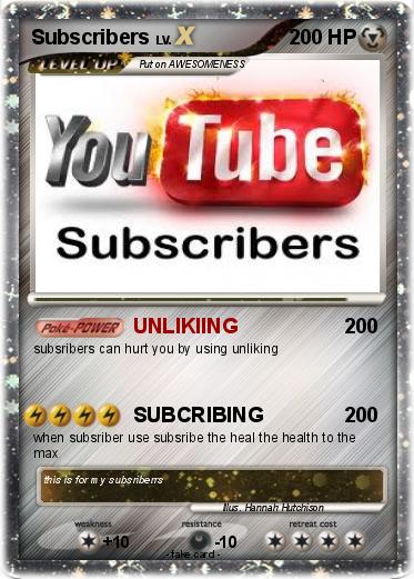 Pokemon Subscribers
