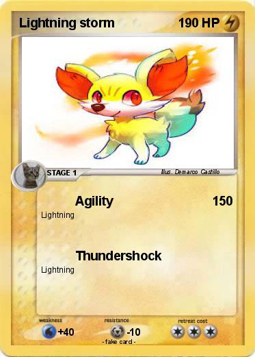 Pokemon Lightning storm