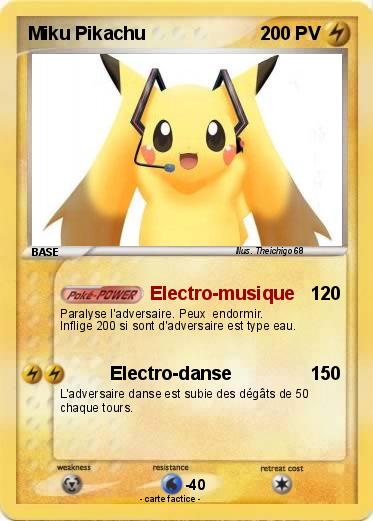 Pokemon Miku Pikachu