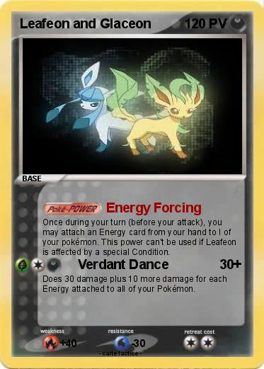 Pokemon Leafeon and Glaceon