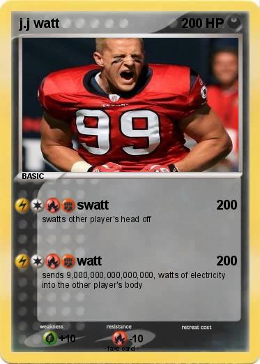 Pokemon j.j watt