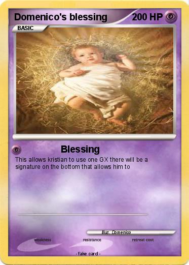 Pokemon Domenico's blessing