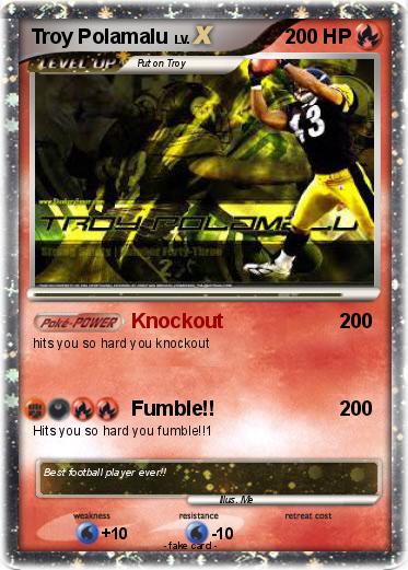 Pokemon Troy Polamalu