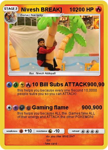 Pokemon Nivesh BREAK]     10,