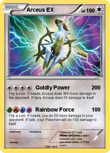 Pokemon Arceus EX