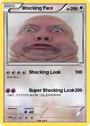Pokemon Shocking Face