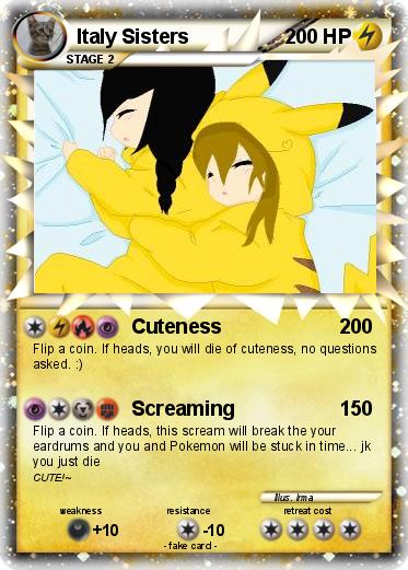 Pokemon Italy Sisters