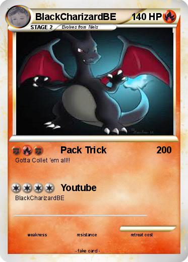 Pokemon BlackCharizardBE