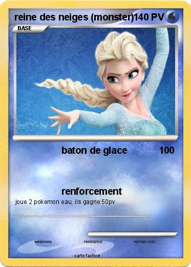 Pokemon reine des neiges (monster)