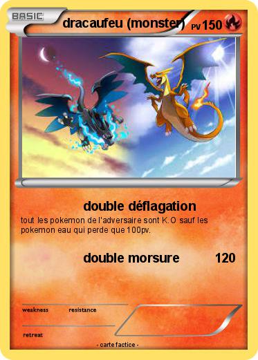 Pokemon dracaufeu (monster)