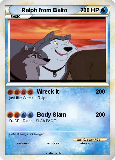 Pokemon Ralph from Balto