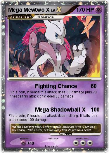 Pokemon Mega Mewtwo X