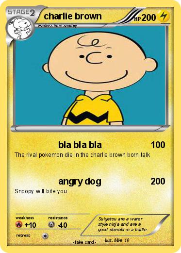 Pokemon charlie brown