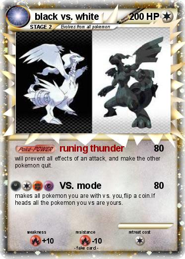 Pokemon black vs. white
