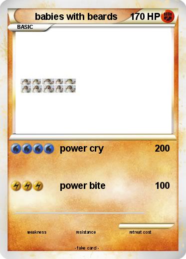 Pokemon babies with beards