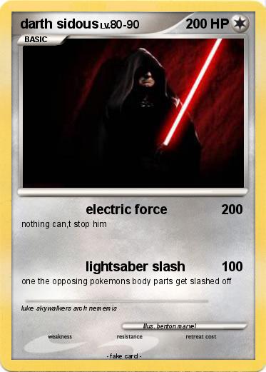 Pokemon darth sidous