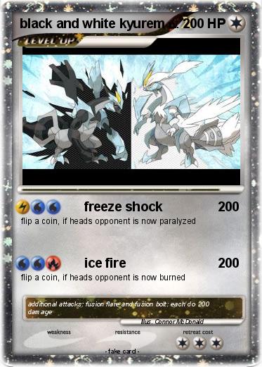 Pokemon black and white kyurem