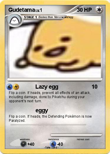 Pokemon Gudetama