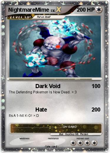Pokemon NightmareMime