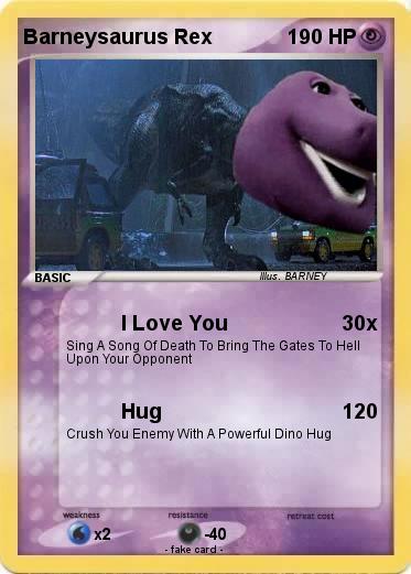 Pokemon Barneysaurus Rex