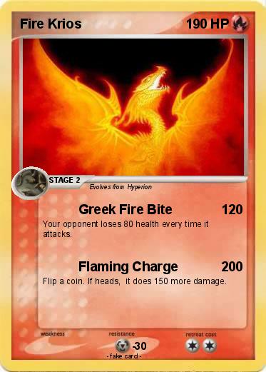 Pokemon Fire Krios