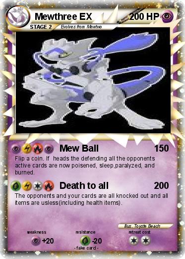 Pokemon Mewthree EX