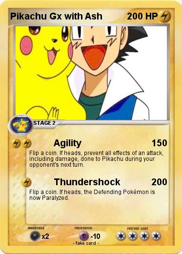 Pokemon Pikachu Gx with Ash