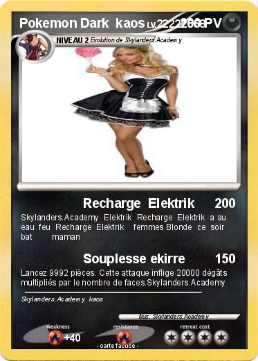 Pokemon Pokemon Dark  kaos