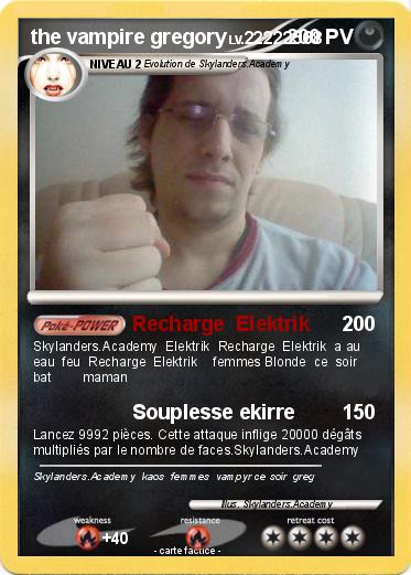 Pokemon the vampire gregory