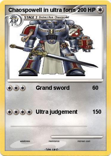 Pokemon Chaospowell in ultra form