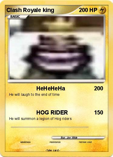 Pokemon Clash Royale king