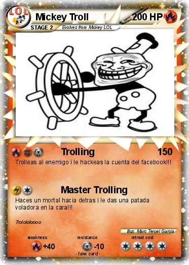 Pokemon Mickey Troll