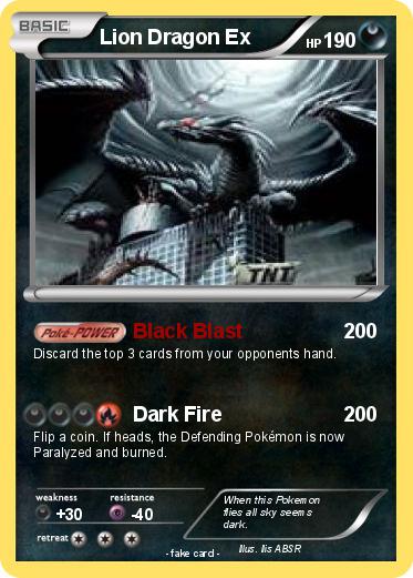 Pokemon Lion Dragon Ex