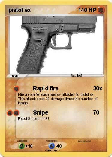 Pokemon pistol ex